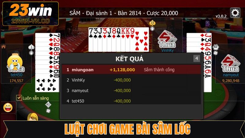 Bài Sâm 23Win - Tựa Game Bài Hấp Dẫn Không Thể Bỏ Qua 3 Luật chơi bài sâm nên nắm rõ