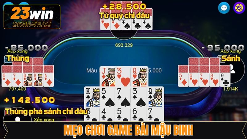 Theo dõi đối thủ khi tham gia binh xập xám